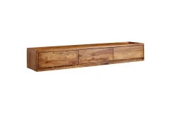 Lavbord Wohnling Massivt treoppheng med 3 skuffer, landlig stil
