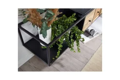 Lavbord Wohnling Metall Hengende med 3 Skuffer i Massivt Tre Industriell