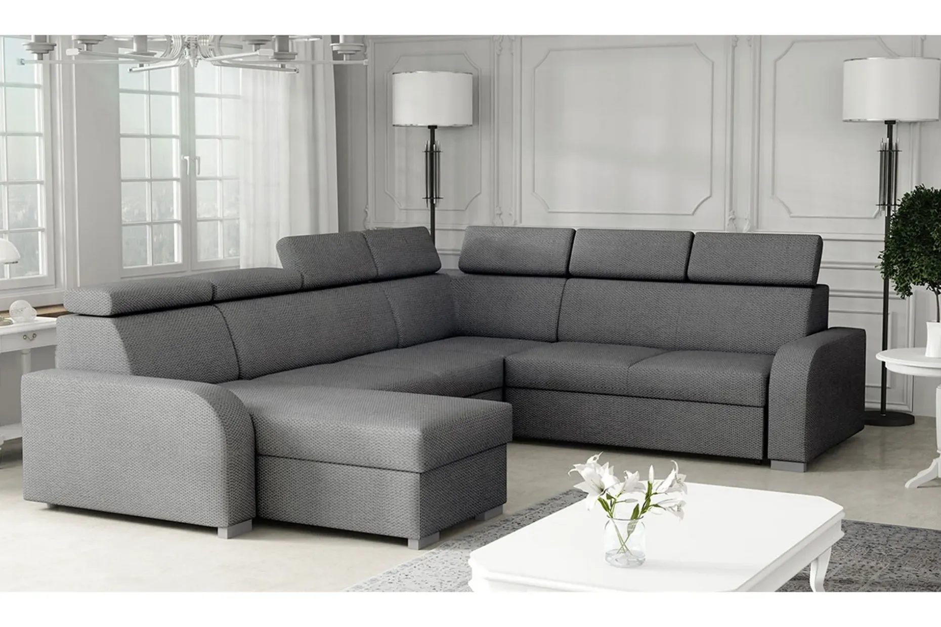 Lavona Bæddesofa hjørnesofa Large