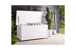 Låda Beliani Campalto Brun, 123x60x60 cm White