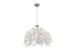 Leavy Pendellampe 38 cm 1xE27 hvit