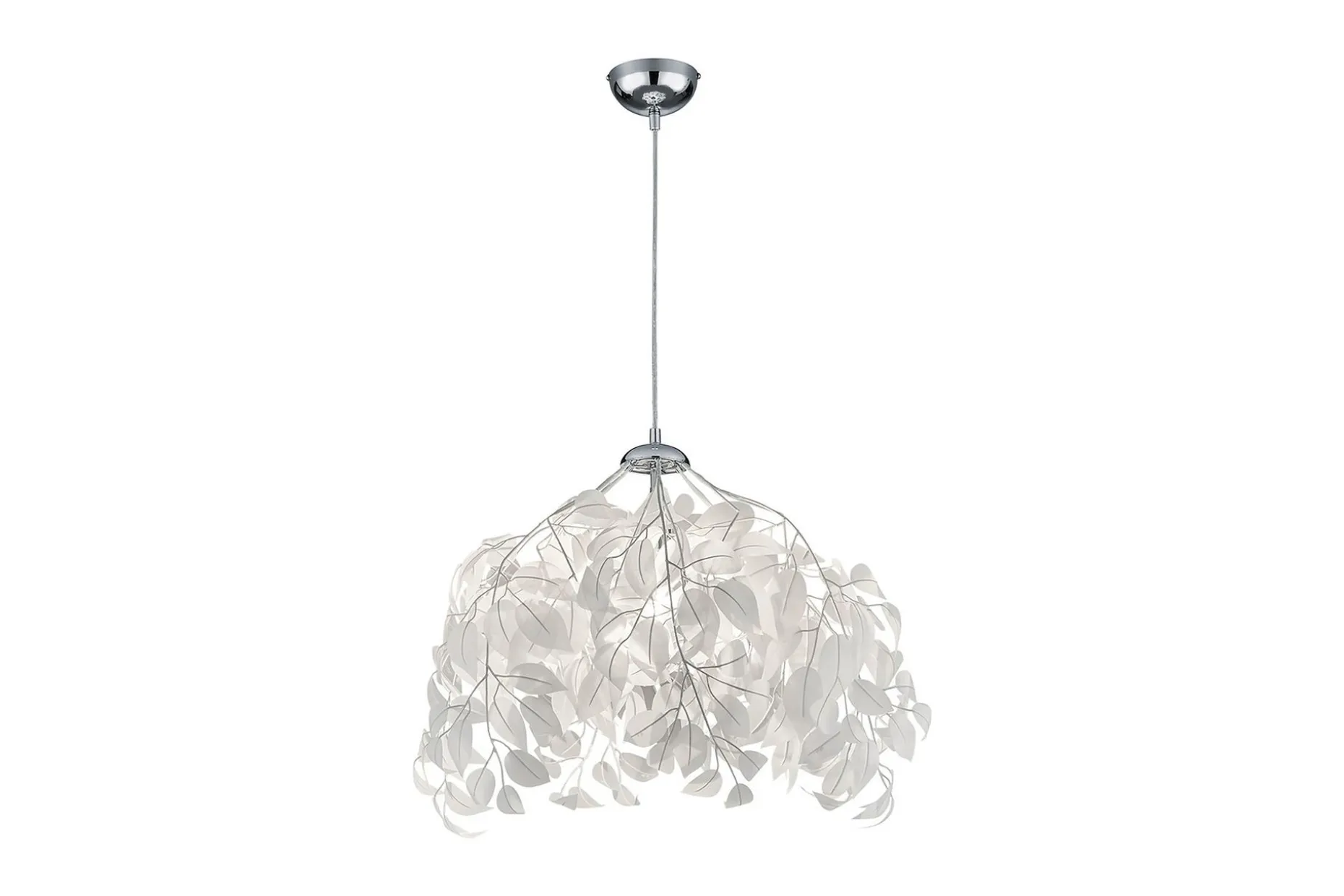 Leavy Pendellampe 38 cm 1xE27 hvit