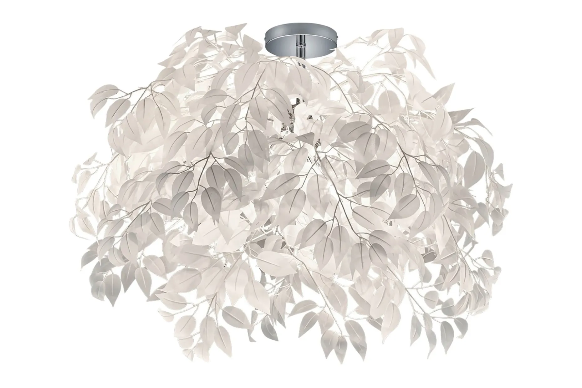 Leavy Plafond 70 cm 3xE27 Hvit