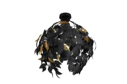 Leavy Taklampe 38 cm E27 Mattsvart