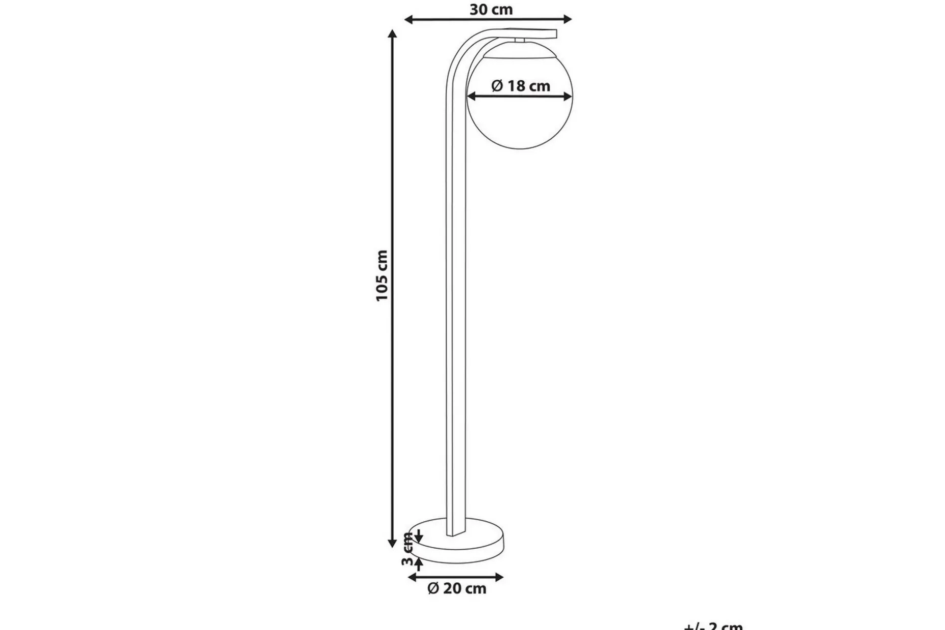 Lecula Pullertlampe 105 cm