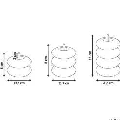 LED-lys Eternis Sett med 3