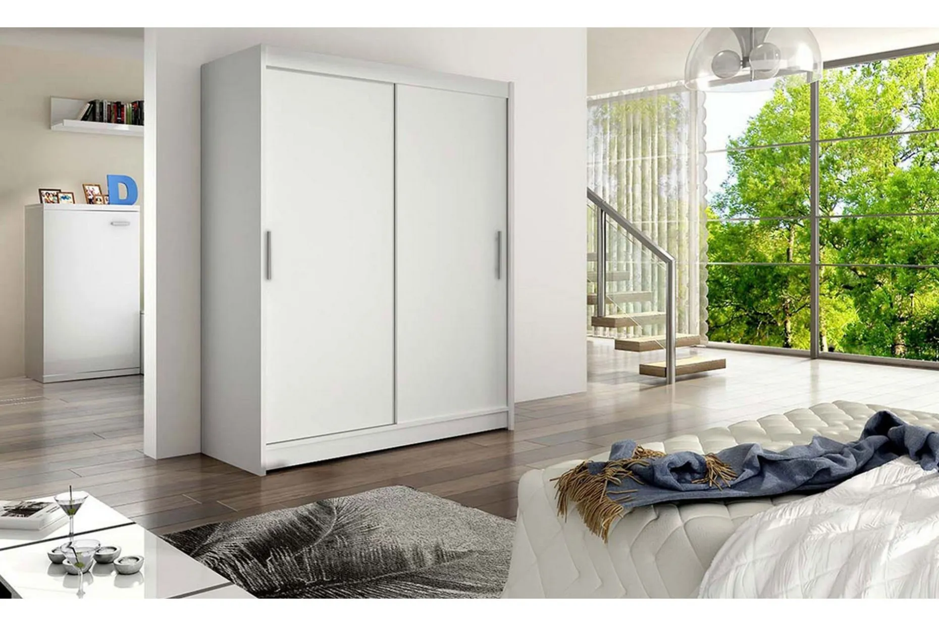 Leila Garderobe 150 cm Skyvedører