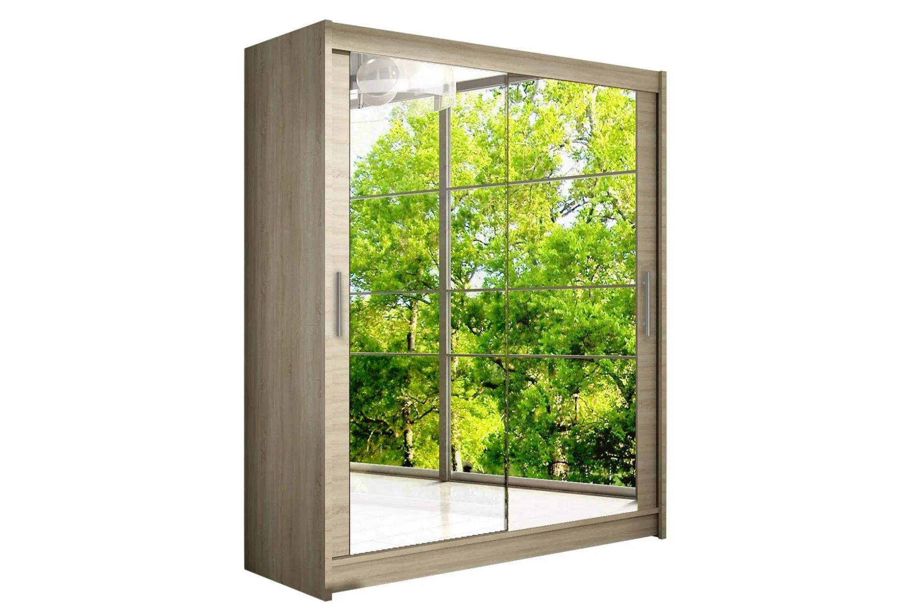 Leila Garderobe 150 cm Skyvedører Speil