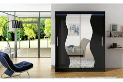 Leila Garderobe med Speil 150x200 cm