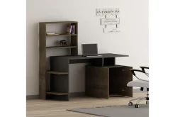 Leluard Skrivebord 146 cm med Oppbevaringshyller + Skap