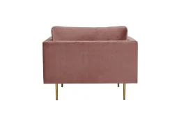Lenestol Boom Fløyel Rosa