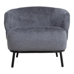 Lenestol HOME4YOU Gemala 100x40xh115 cm, svart