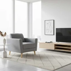 Lenestol HOME4YOU Kaili grå