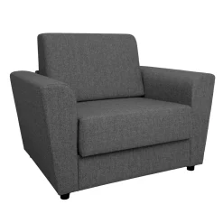 Lenestol-seng HOME4YOU Vesper 120x40xh75 cm, melamin med eikebark