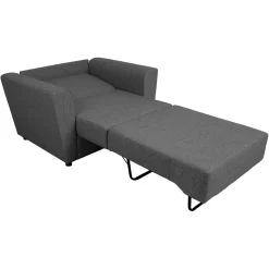 Lenestol-seng HOME4YOU Vesper 120x40xh75 cm, melamin med eikebark
