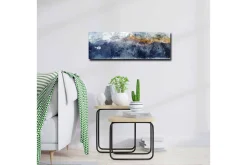 Lerretsbilde - Storslått fjellandskap med snødekte topper