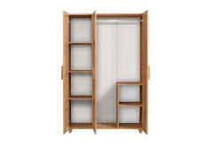 Leva Garderobe 120x189 cm Brun/Hvit