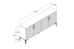 Levents Konsollbord 180 cm