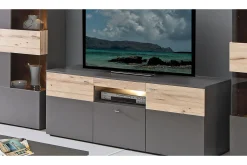 Lianne TV-benk 150 cm 2 Dører Skuff inkl. Belysning