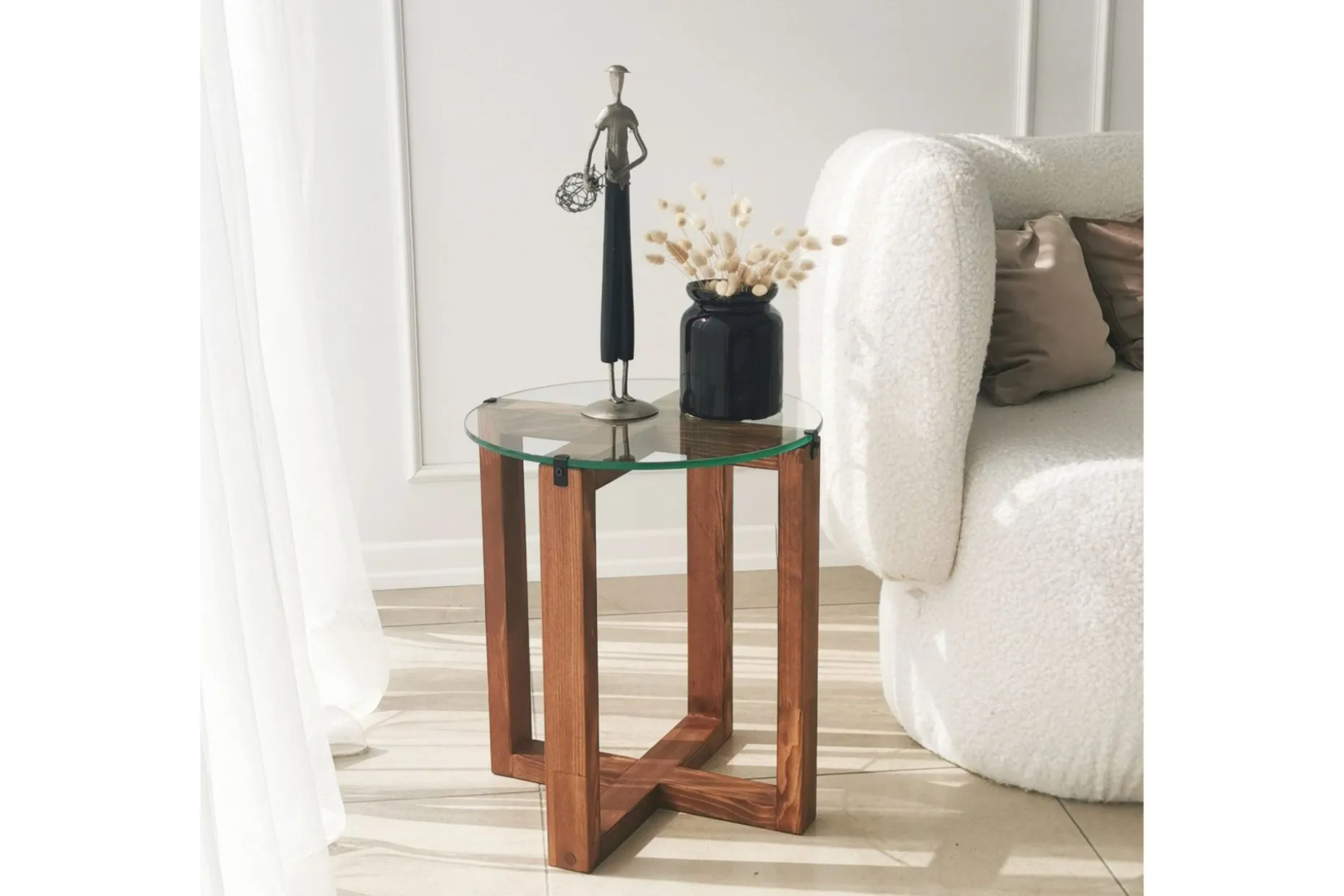 Liepene Settbord 50x40x50 cm Rundt