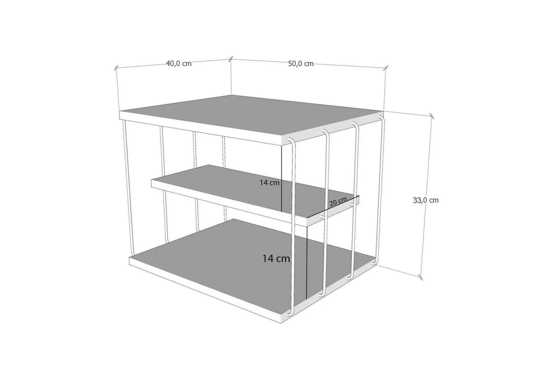Lifon Sidebord 50 cm