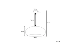 Limnatis Taklampe 48 cm