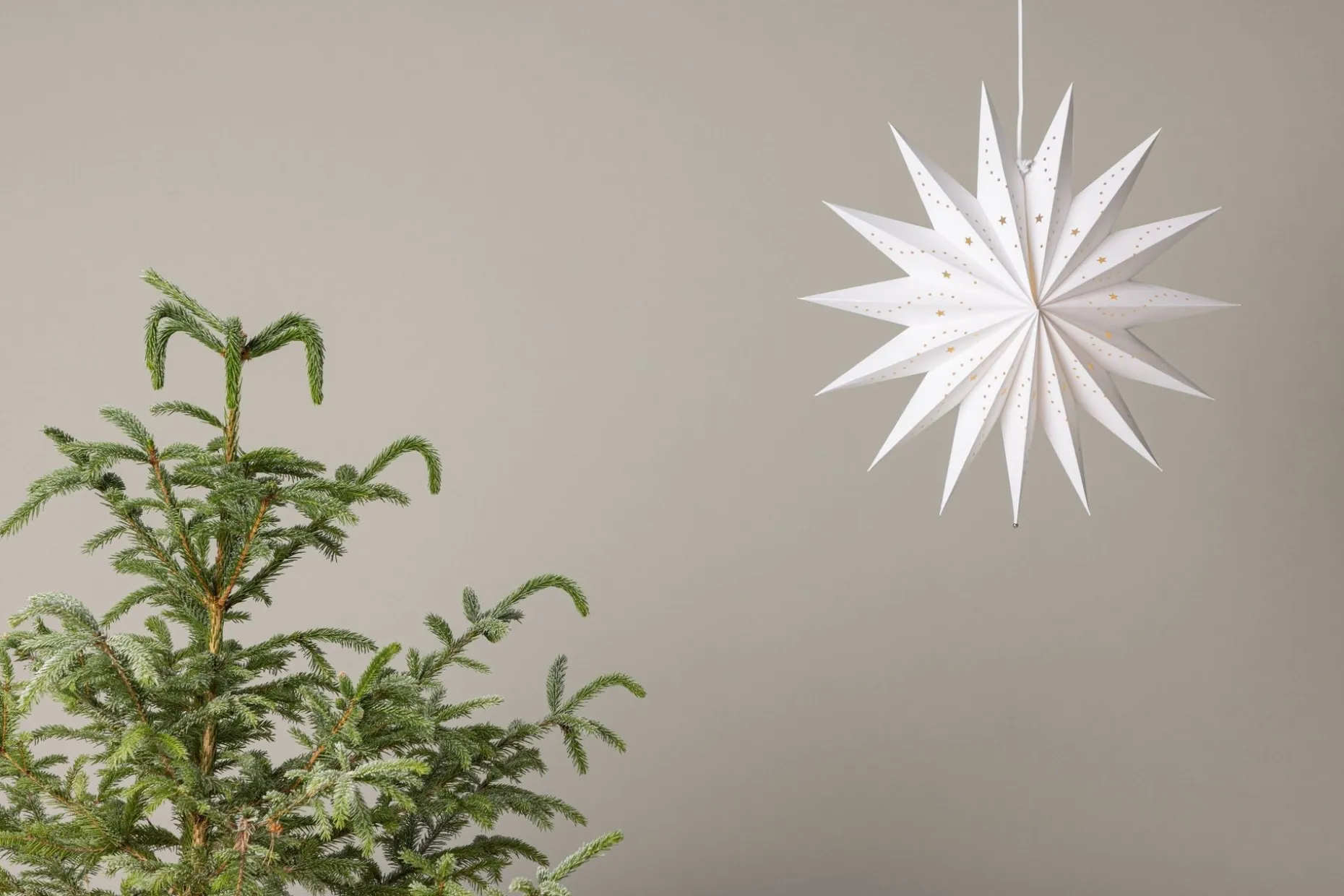 Lindvallen Adventsstjerne / Julelampe 51 cm