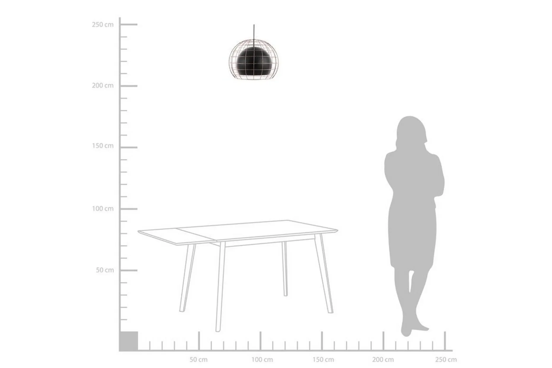 Liri Taklampe 31 cm