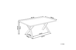 LISALA Spisebord 180 cm
