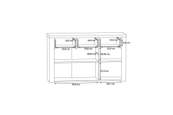 Loannia Sideboard 41x136 cm