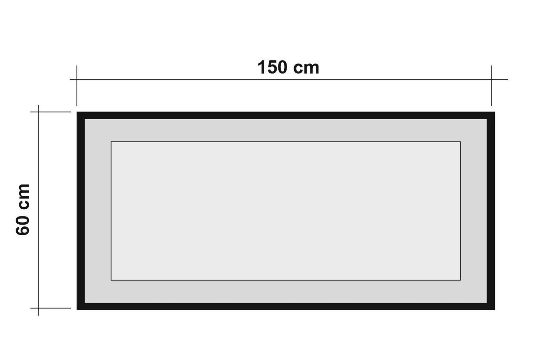 Locate Speil 60 cm