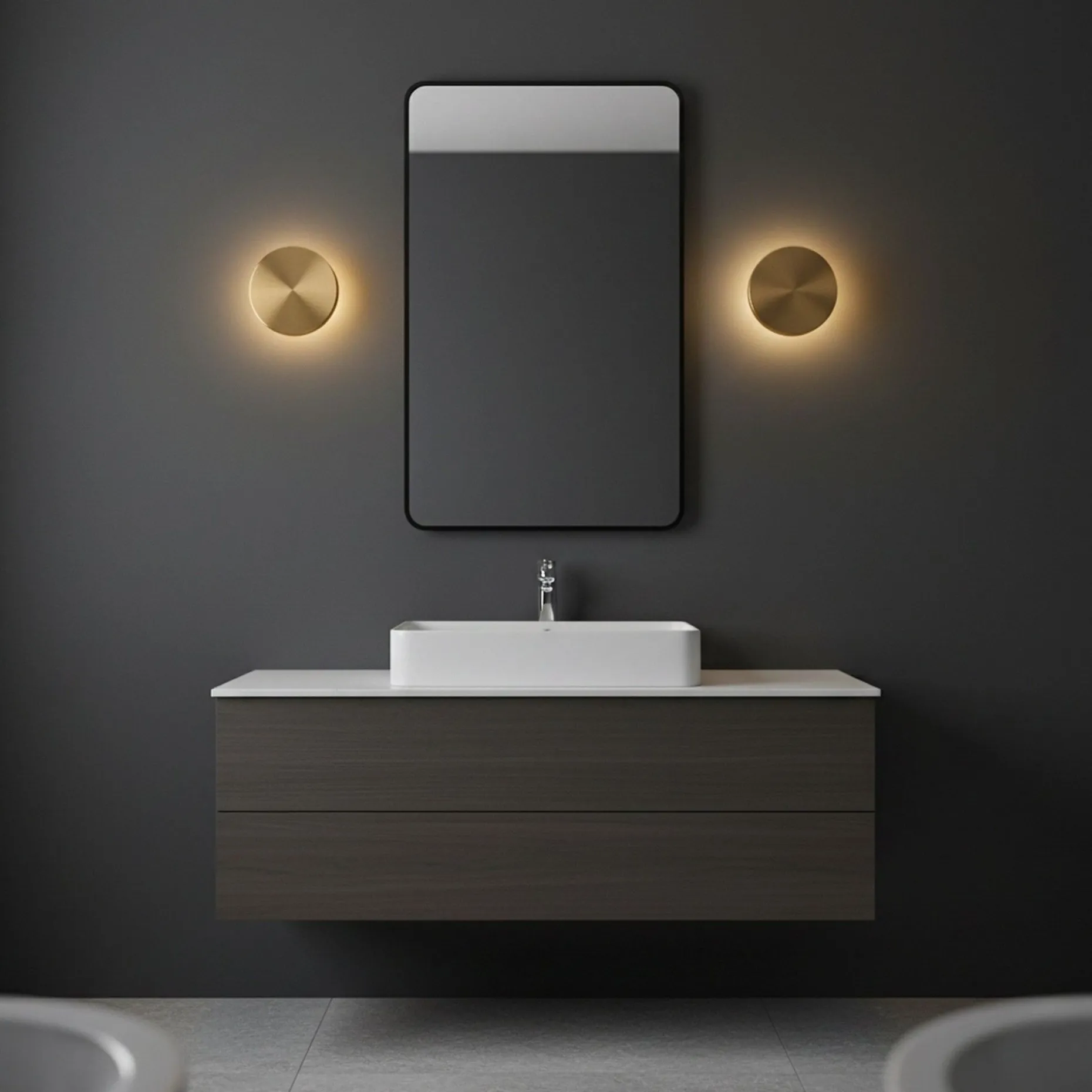 Loomba vegglampe 15 cm rund