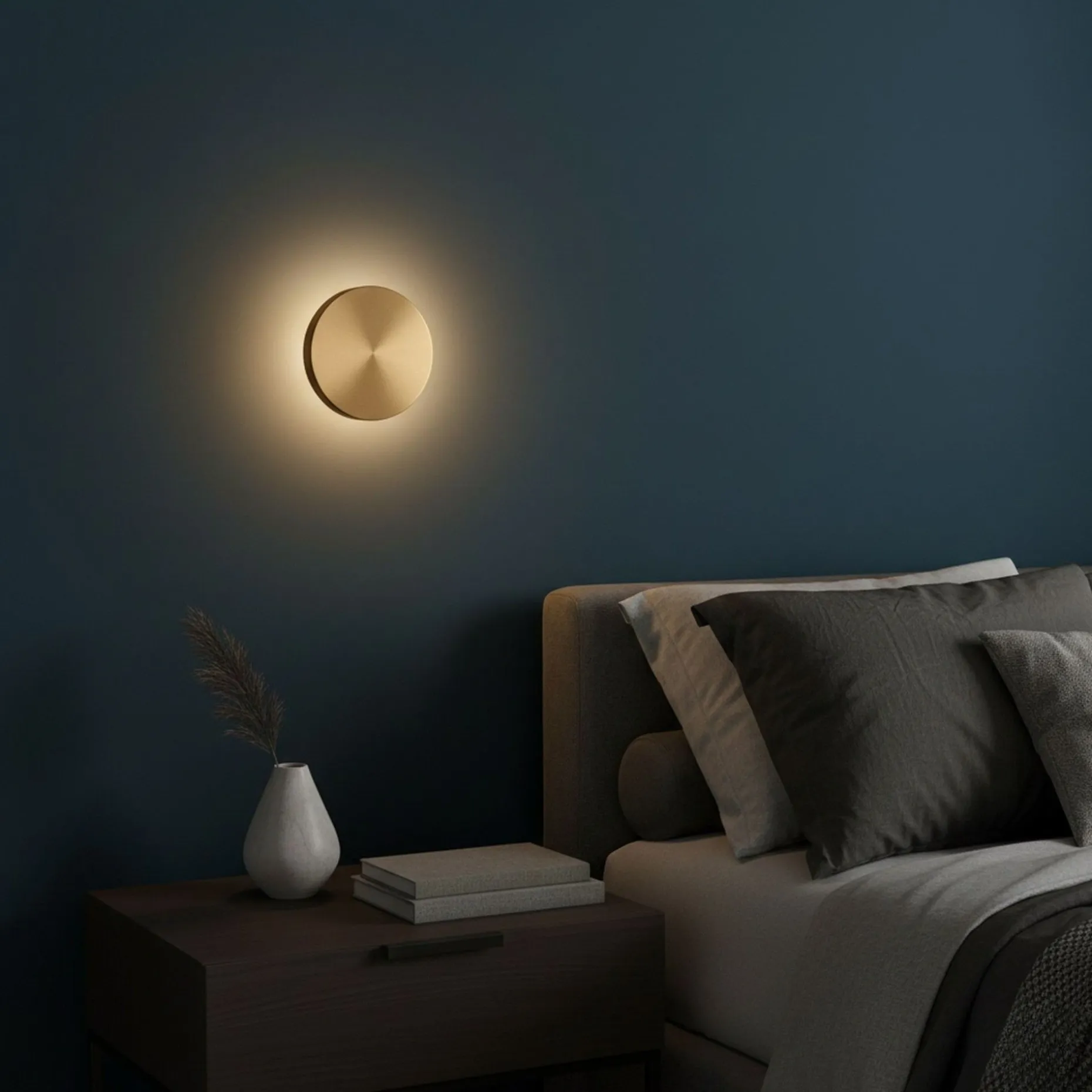 Loomba vegglampe 15 cm rund