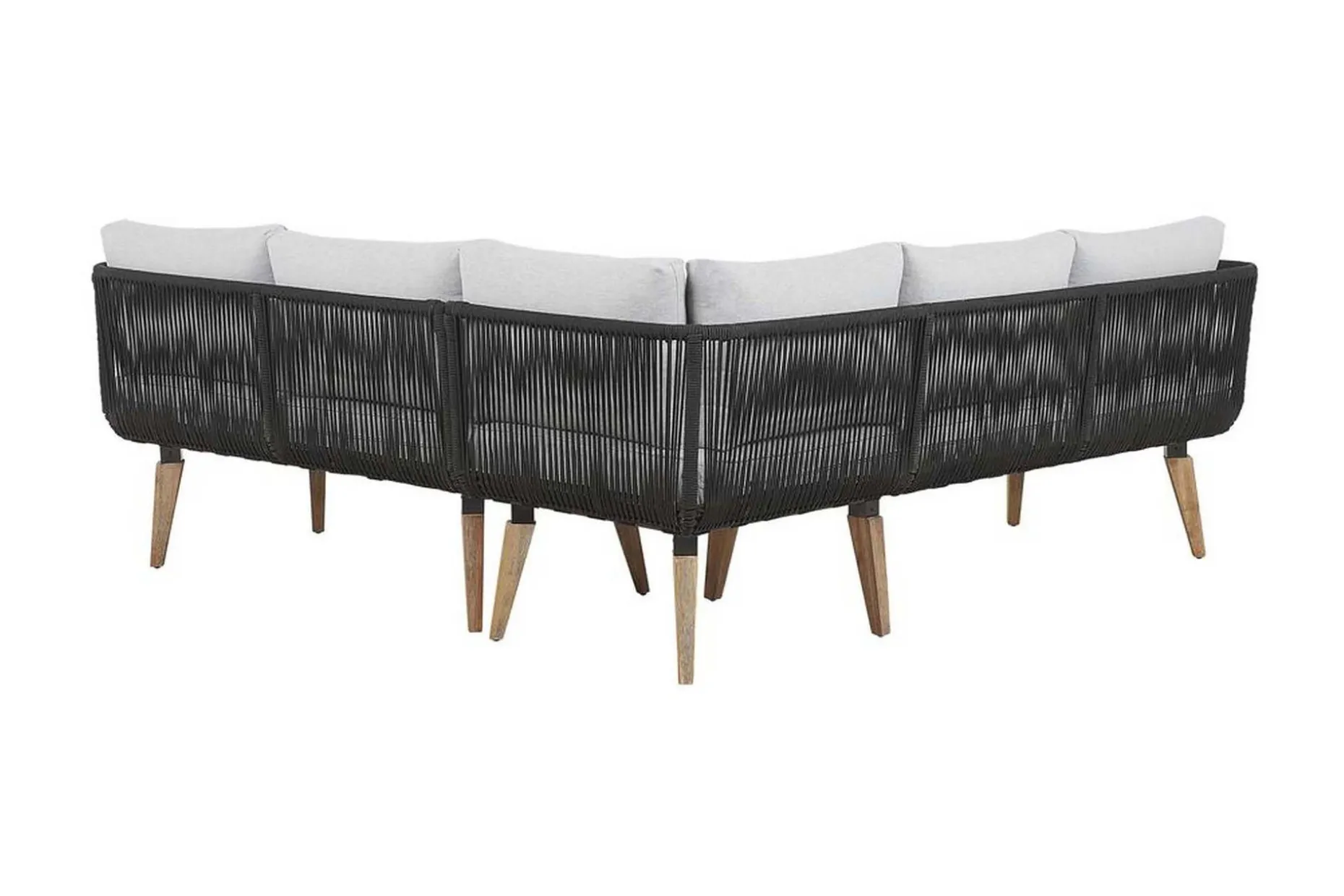 Loungegruppe ALCAMO brun / grå