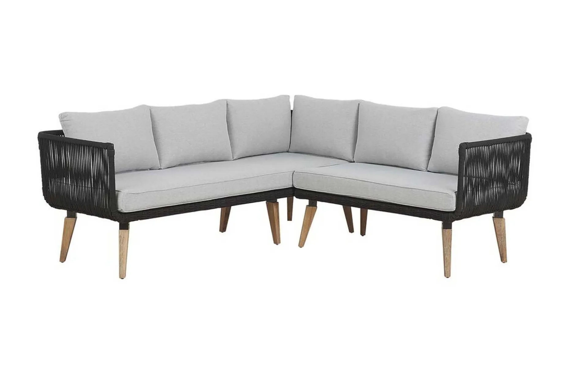 Loungegruppe ALCAMO brun / grå