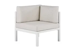 Loungegruppe Hvit/ brun BORELLO