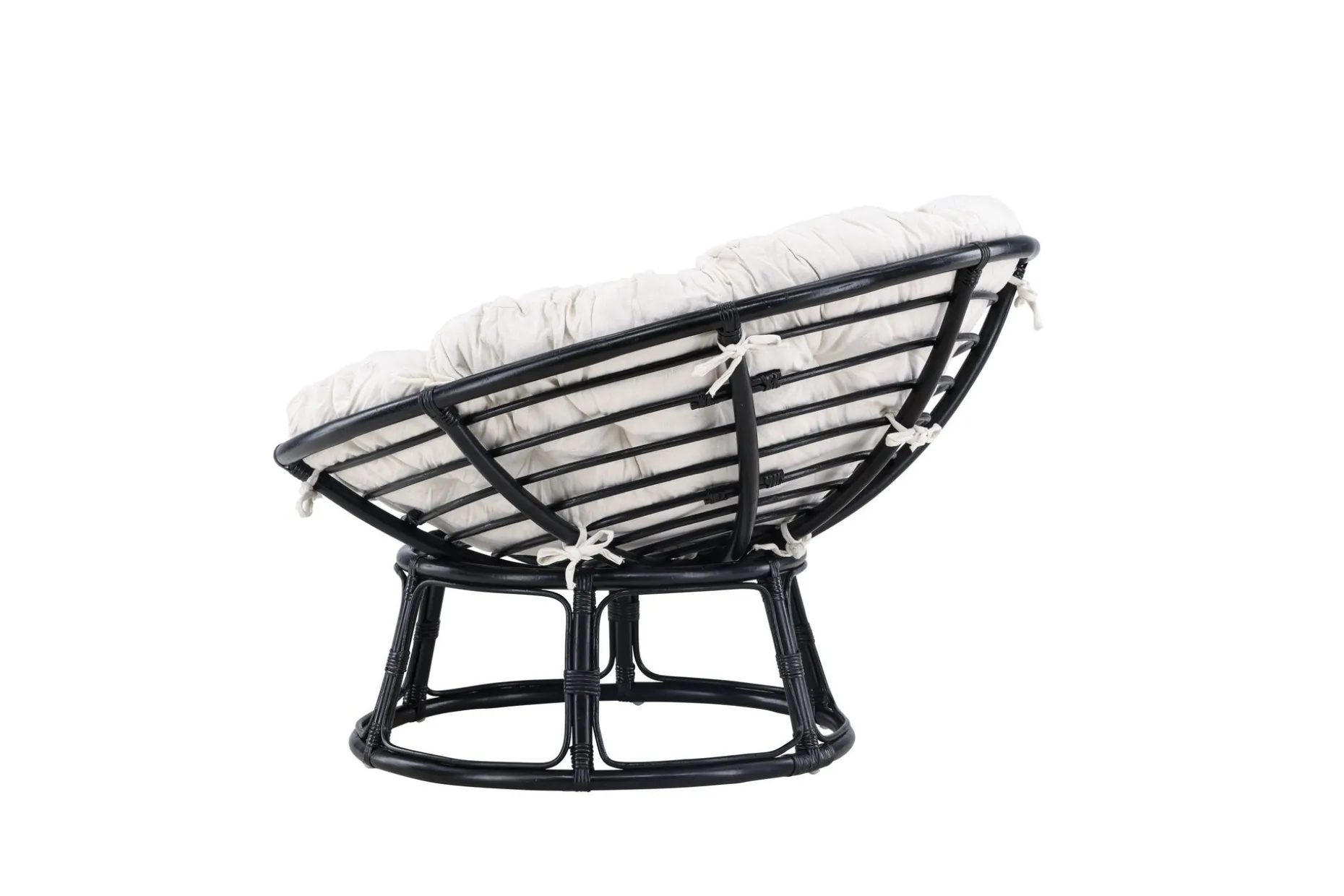 Loungestol Bonnie Svart/Hvit