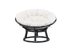 Loungestol Bonnie Svart/Hvit