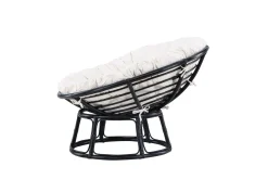 Loungestol Bonnie Svart/Hvit