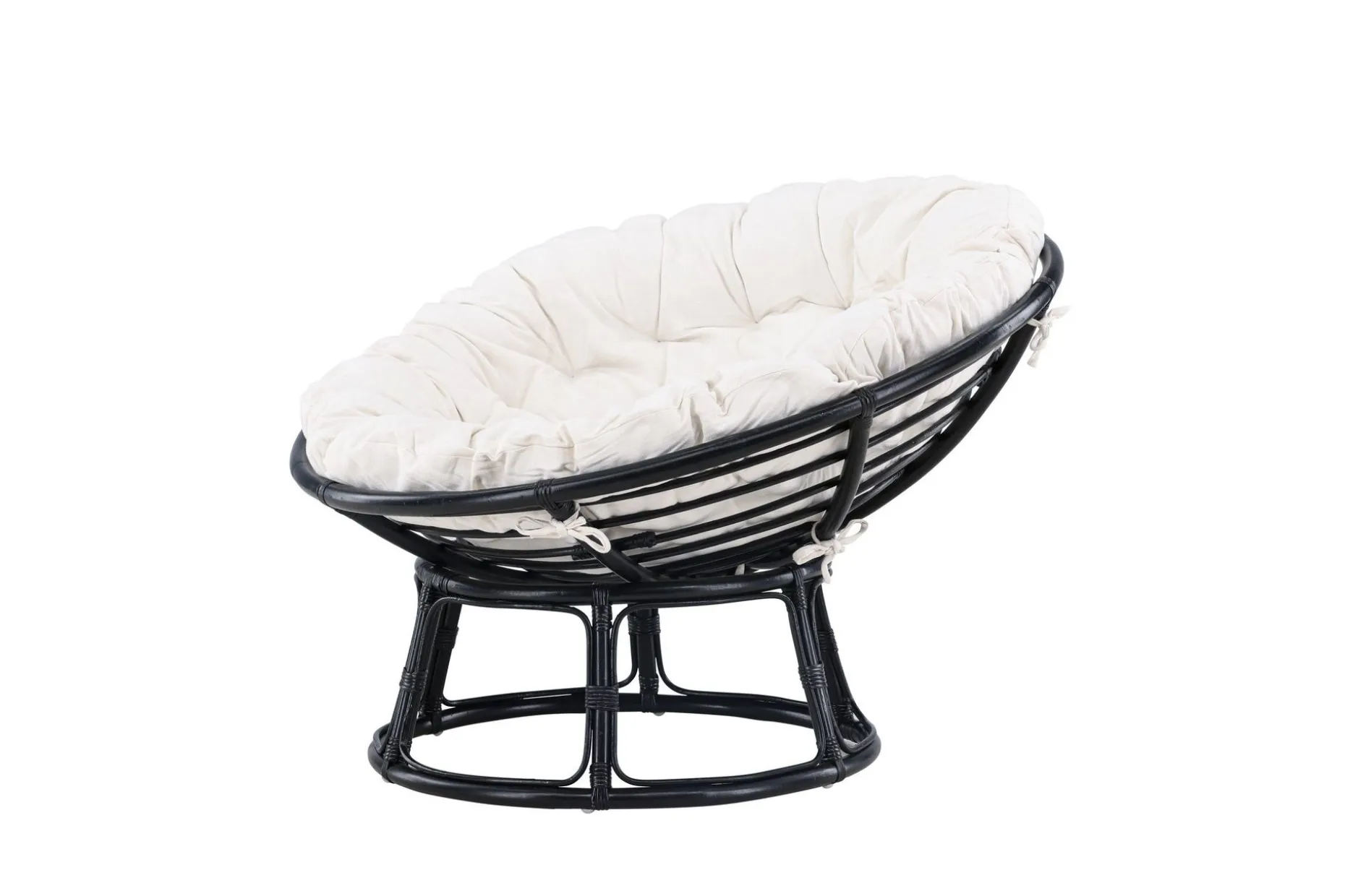 Loungestol Bonnie Svart/Hvit