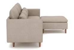 Lovis 3-seters sofa med vendbar sjeselong i stoff