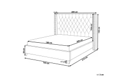 Lubbon Dobbeltseng 180 | 200 cm