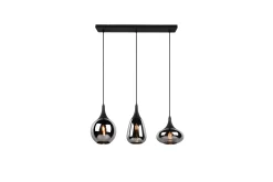 Lumina Pendellampe 3-os E14 Mattsvart