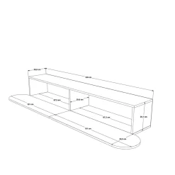 Lumina TV-benk 180 cm