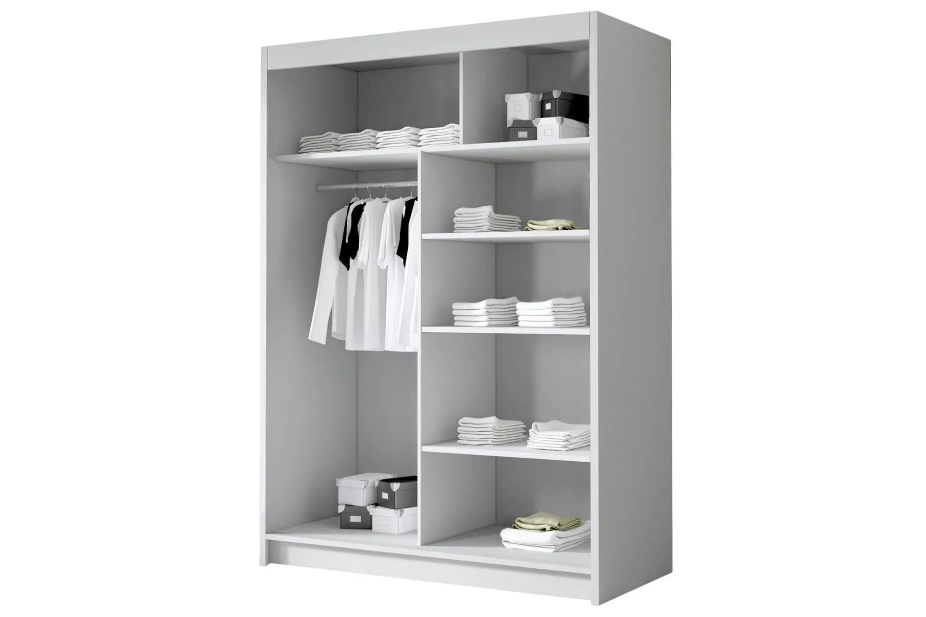 Lungos Garderobe med Speil 120x200 cm