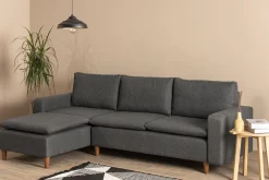 Lungo Sofa med Sjeselong 4-seter