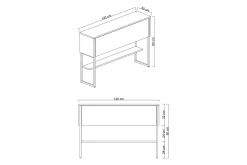 Luxe Kommode 120 cm