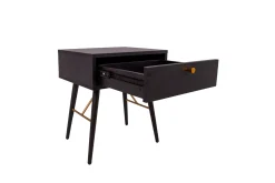 Luxemburg Nattbord Svart/Kobber