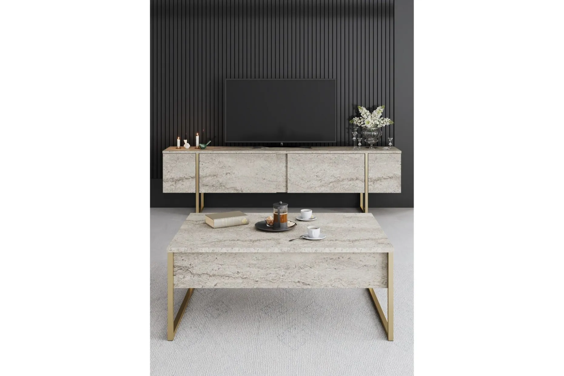 Luxe TV-benk 180 cm