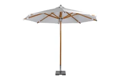 Lyon Parasoll 300 cm Olefin Offwhite
